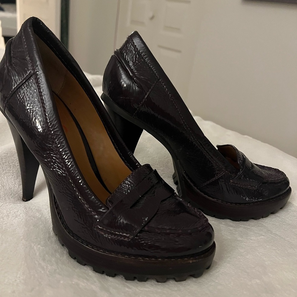 Burgundy Michael Kors heels
